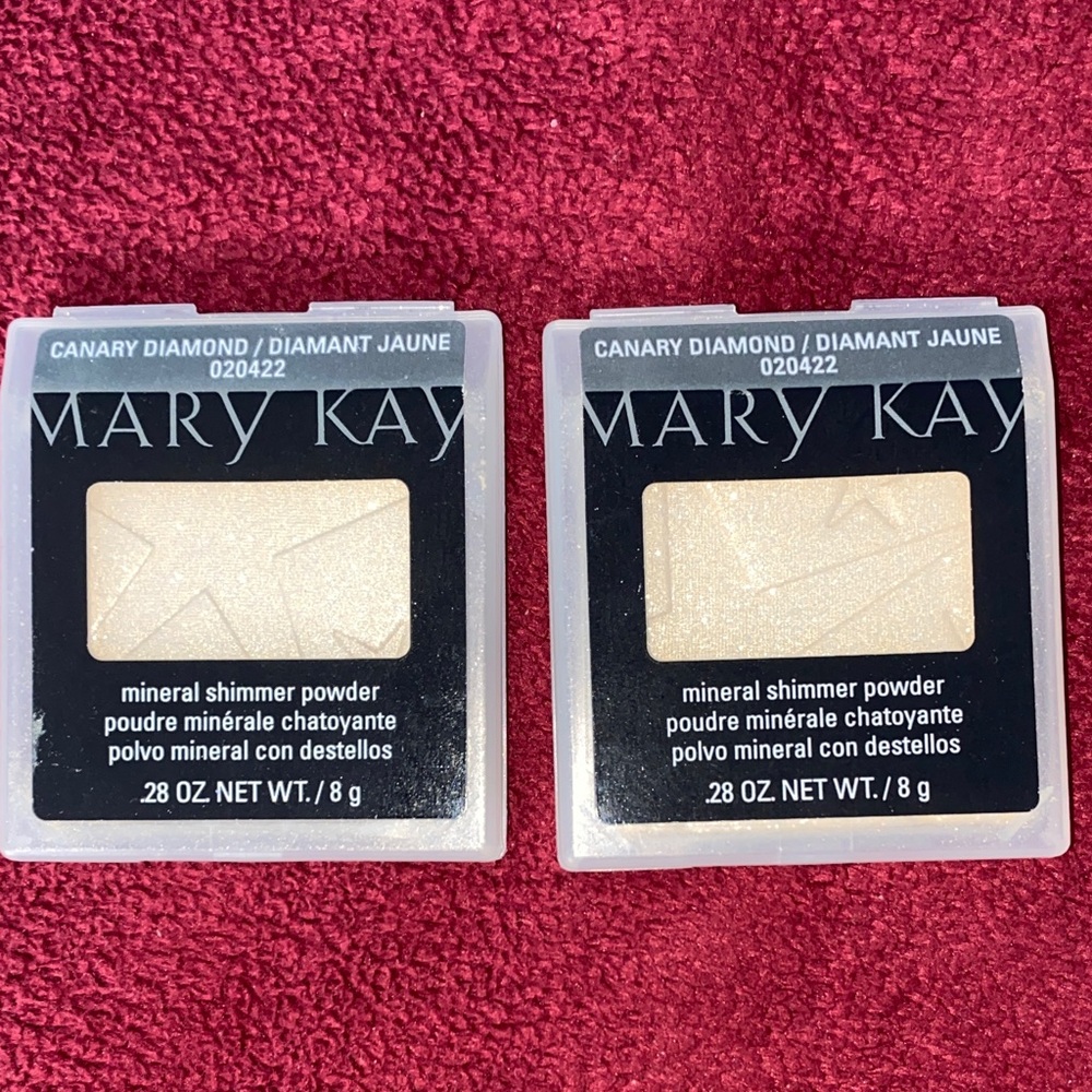 Mary Kay Canary Diamond Mineral Shimmer Powder TWO